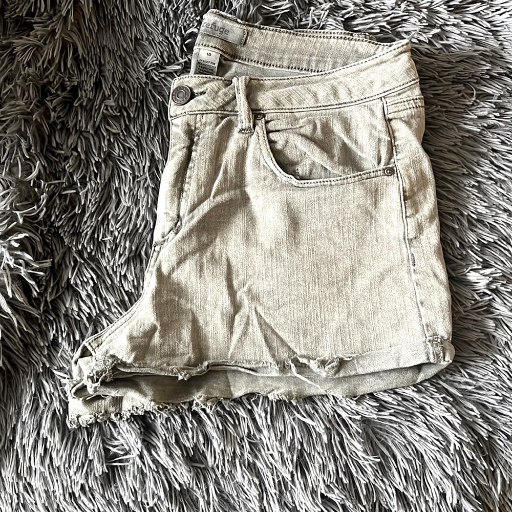 Dark olive shorts size 10